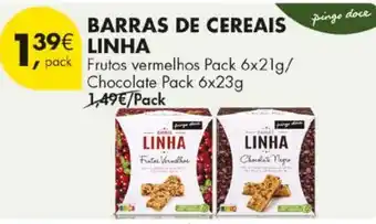 Pingo Doce Barras de cereais linha promoção