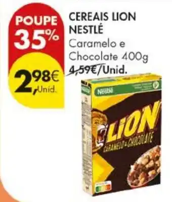 Pingo Doce Cereais lion nestlé caramelo e chocolate promoção