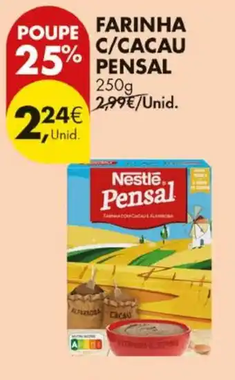 Pingo Doce Farinha c/cacau pensal promoção