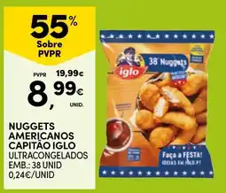 Continente nuggets americanos capitão iglo promoção