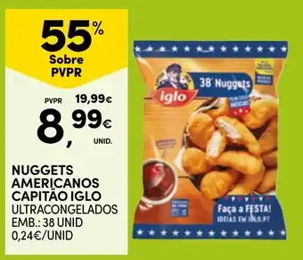 Continente nuggets americanos capitão iglo promoção