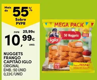 Continente nuggets frango capitão iglo original promoção
