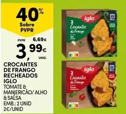 Continente Crocantes de frango iglo promoção