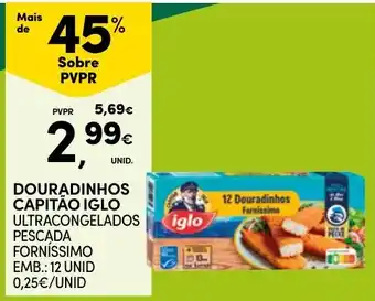 Continente douradinhos capitao iglo promoção