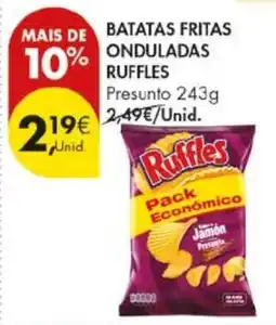 Pingo Doce batatas fritas onduladas ruffles promoção