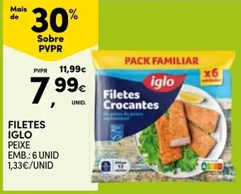 Continente filetes iglo peixe promoção