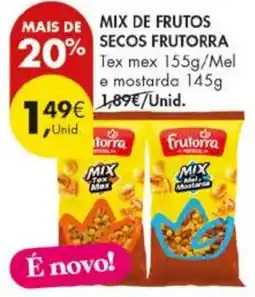 Pingo Doce Mix de frutos secos frutorra promoção