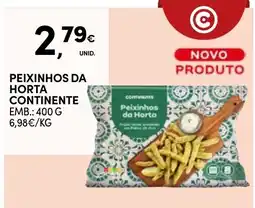 Continente Peixinhos da horta continente promoção