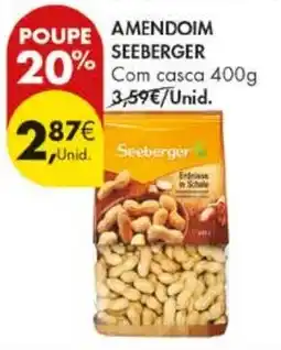 Pingo Doce amendoim seeberger promoção