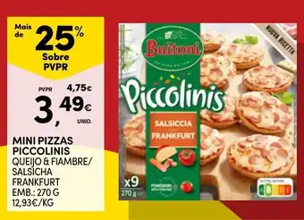 Continente Mini pizzas piccolinis promoção