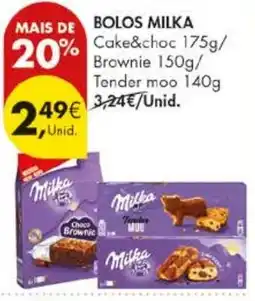Pingo Doce bolos milka promoção