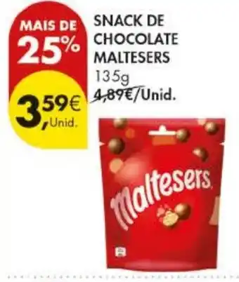 Pingo Doce snack de chocolate maltesers promoção
