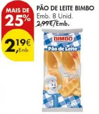 Pingo Doce Pão de leite bimbo promoção