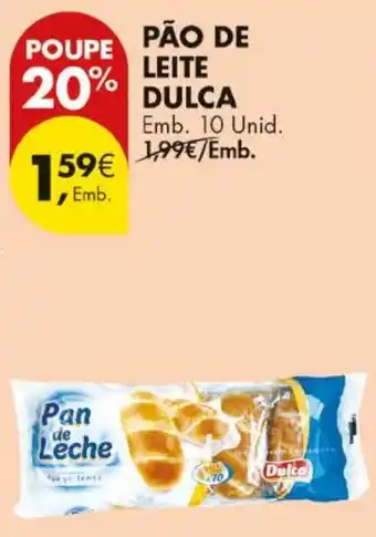 Pingo Doce Pão de leite dulca promoção