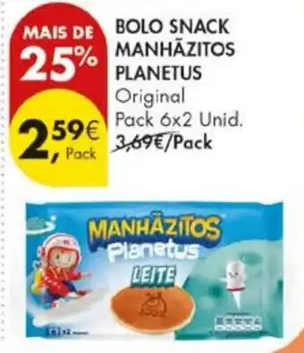 Pingo Doce Bolo snack manhazitos planetus promoção