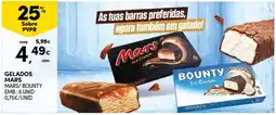 Continente Gelados mars mars/ bounty promoção
