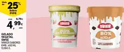 Continente Gelado vegetal swee vários sabores promoção