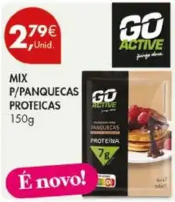 Pingo Doce Go Active mix p/panquecas proteicas promoção