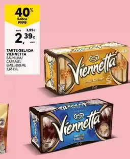 Continente Tarte gelada viennetta baunilha/caramel promoção