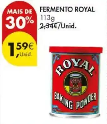 Pingo Doce fermento royal promoção