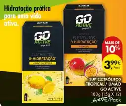 Pingo Doce sup eletrólitos tropical / limão go active promoção