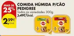 Pingo Doce comida húmida p/cão pedigree promoção