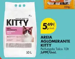 Pingo Doce Areia aglomerante kitty perfumada talco promoção