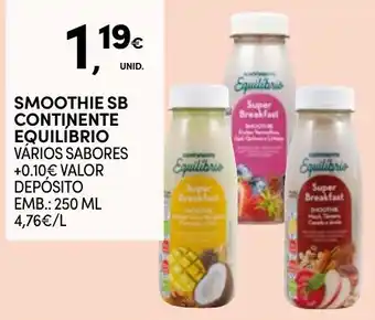 Continente smoothie sb continente equilibrio promoção