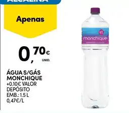 Continente Água s/gás monchique promoção