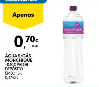 Continente Água s/gás monchique promoção