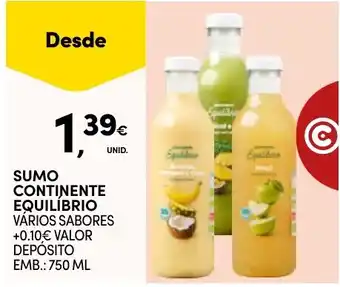 Continente Sumo continente equilíbrio promoção