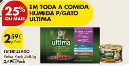 Pingo Doce ultima comida húmida p/gato esterilizado promoção