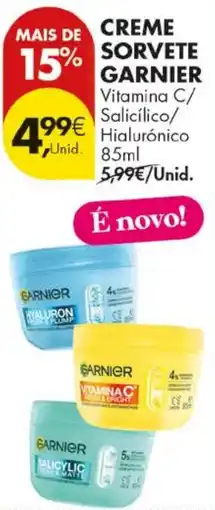 Pingo Doce creme sorvete garnier promoção