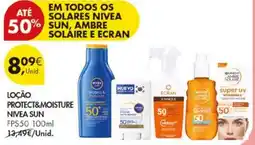 Pingo Doce Loção Protect&Moisture Nivea Sun promoção