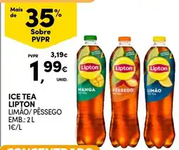 Continente ice tea lipton limão/pêssego promoção