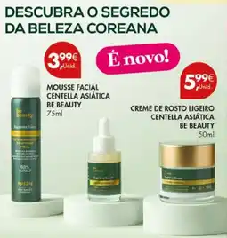 Pingo Doce Mousse facial centella asiática be beauty promoção