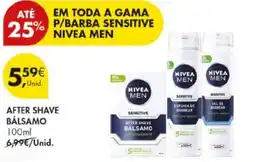 Pingo Doce nivea men after shave bálsamo sensitive promoção