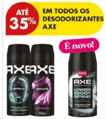 Pingo Doce axe desodorizantes promoção