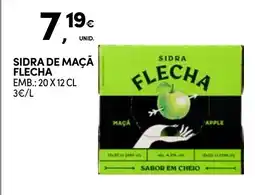 Continente Sidra de maçã flecha promoção