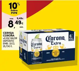 Continente Cerveja Corona promoção