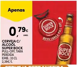 Continente Cerveja c/ álcool super bock promoção
