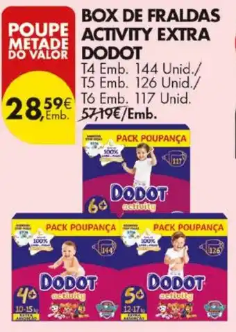 Box de fraldas activity extra dodot