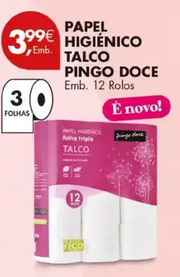 Pingo Doce Papel higiênico talco pingo doce promoção