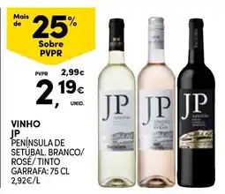 Continente vinho jp península de setúbal. branco/ rosé/ tinto promoção