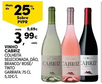 Continente vinho cabriz promoção