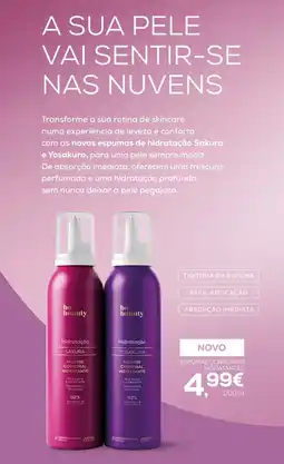 Pingo Doce Be beauty espumas corporais hidratantes promoção