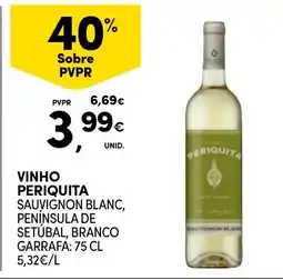 Continente vinho periquita sauvignon blanc, península de setúbal, branco promoção