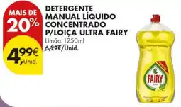 Pingo Doce Detergente manual líquido concentrado p/loça ultra fairy promoção
