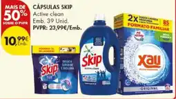Pingo Doce Cápsulas skip active clean promoção