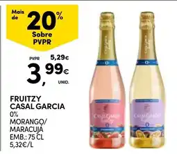 Continente Fruitzy casal garcia promoção